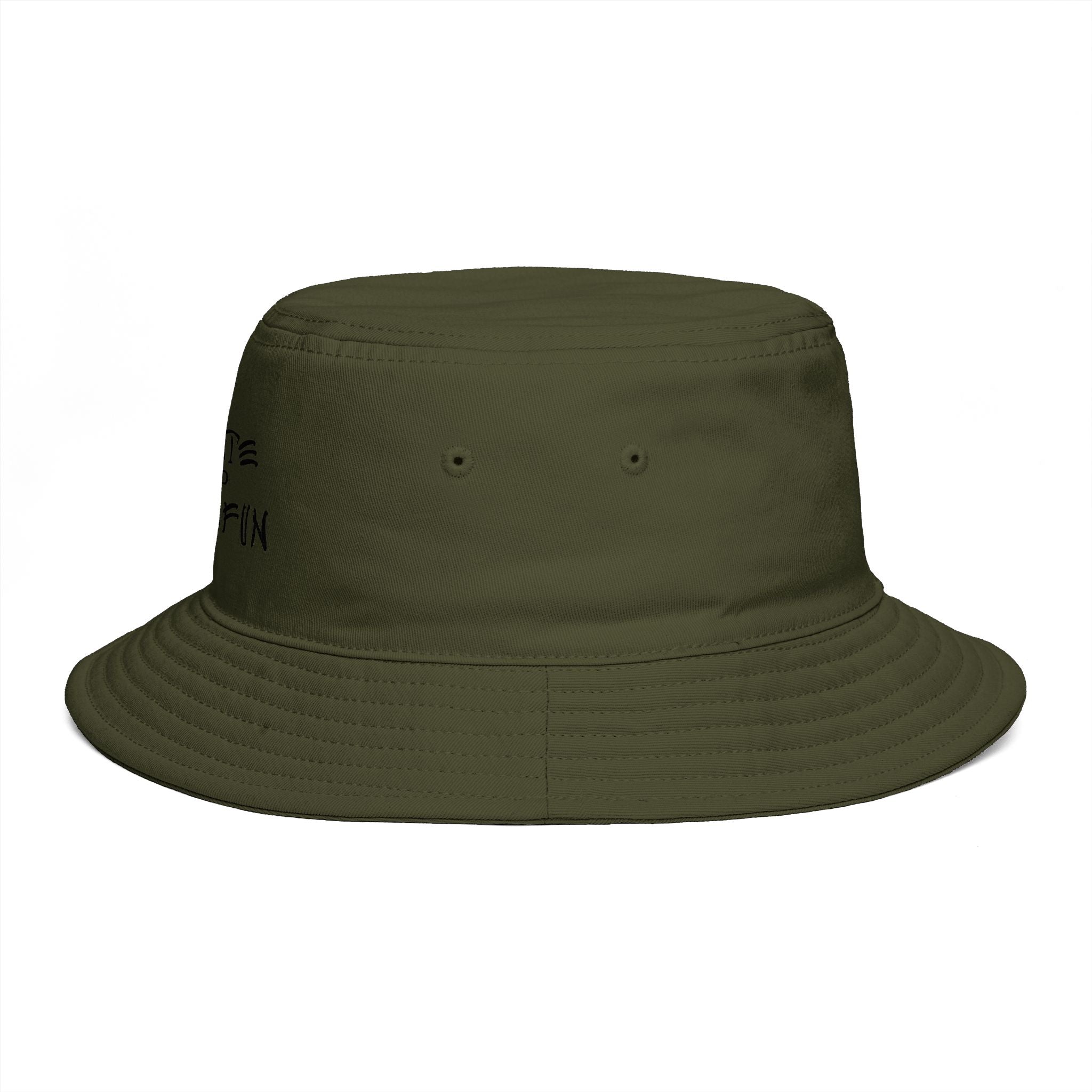 Skate and Have Fun Bucket Hat — Retro Street Skateboarder Cap