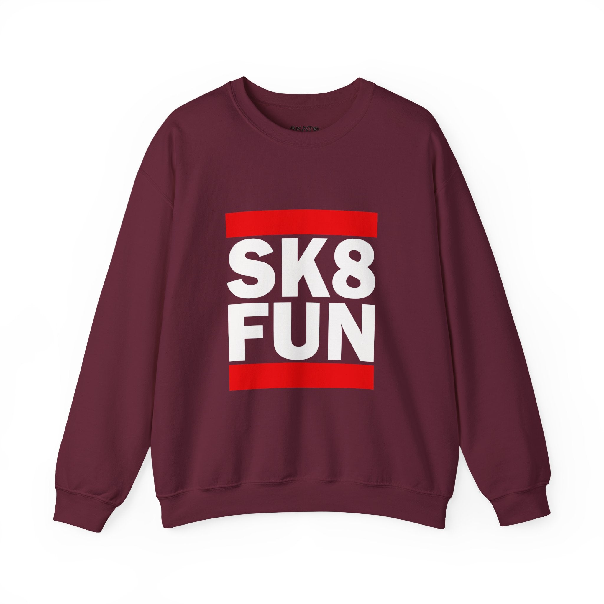 SK8 FUN Crewneck Sweatshirt — Skateboard Graphic Pullover