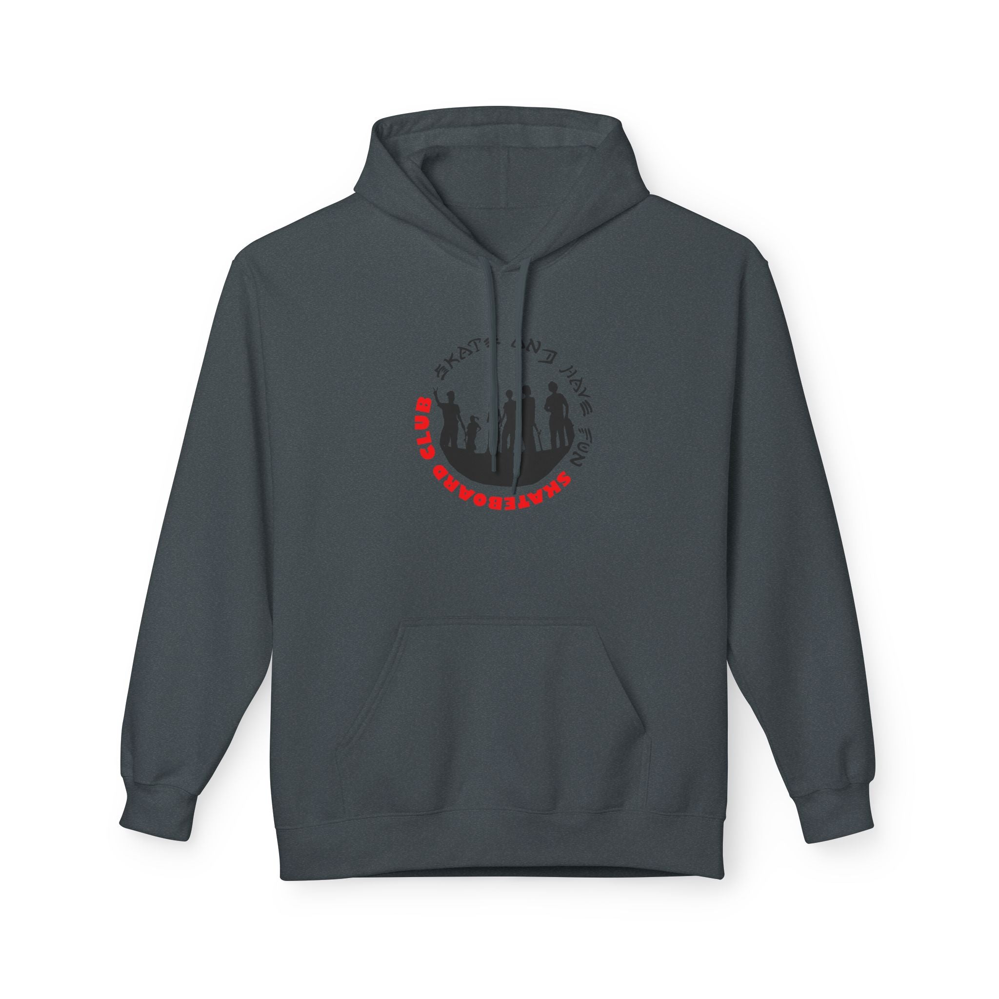 Silhouette Crew Hoodie — "Haversborne Club" Graphic Pullover