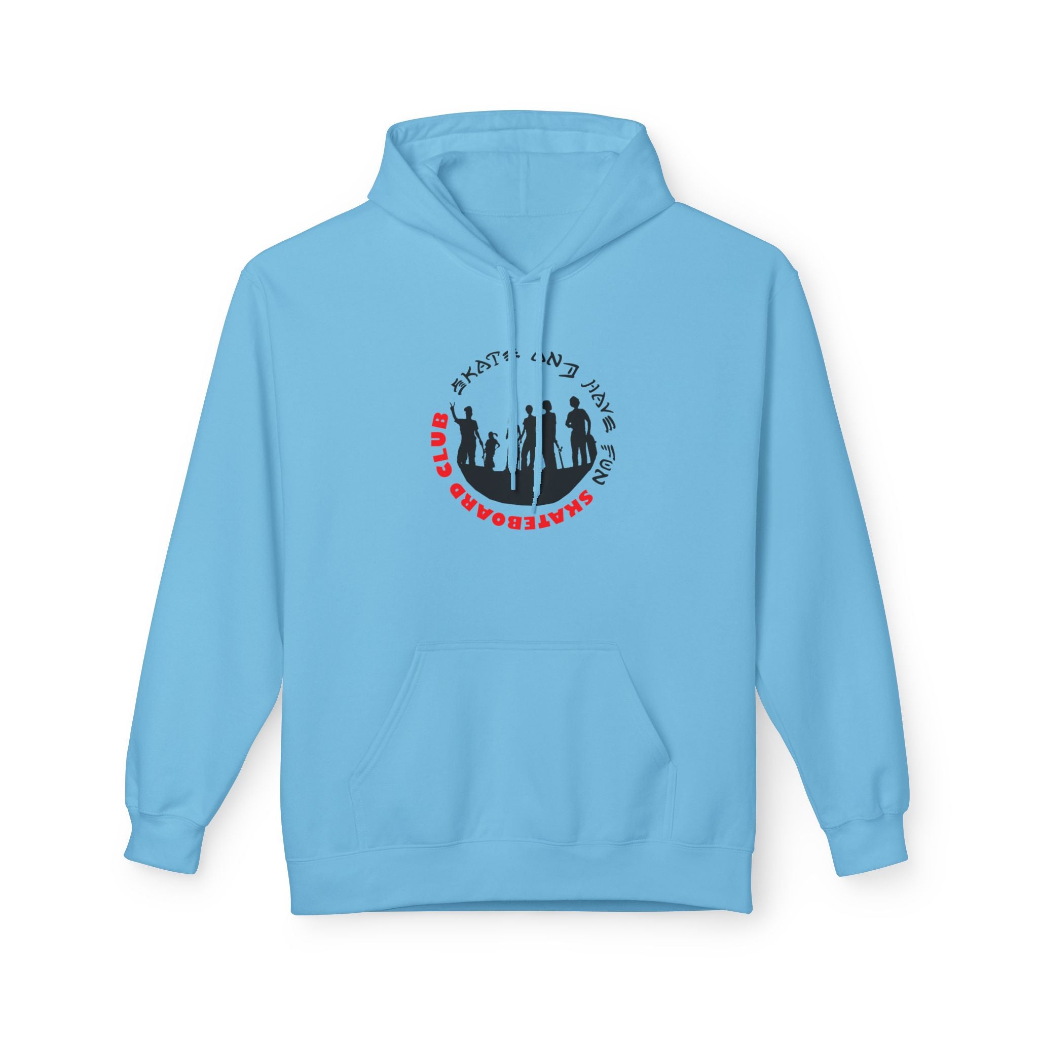 Silhouette Crew Hoodie — "Haversborne Club" Graphic Pullover