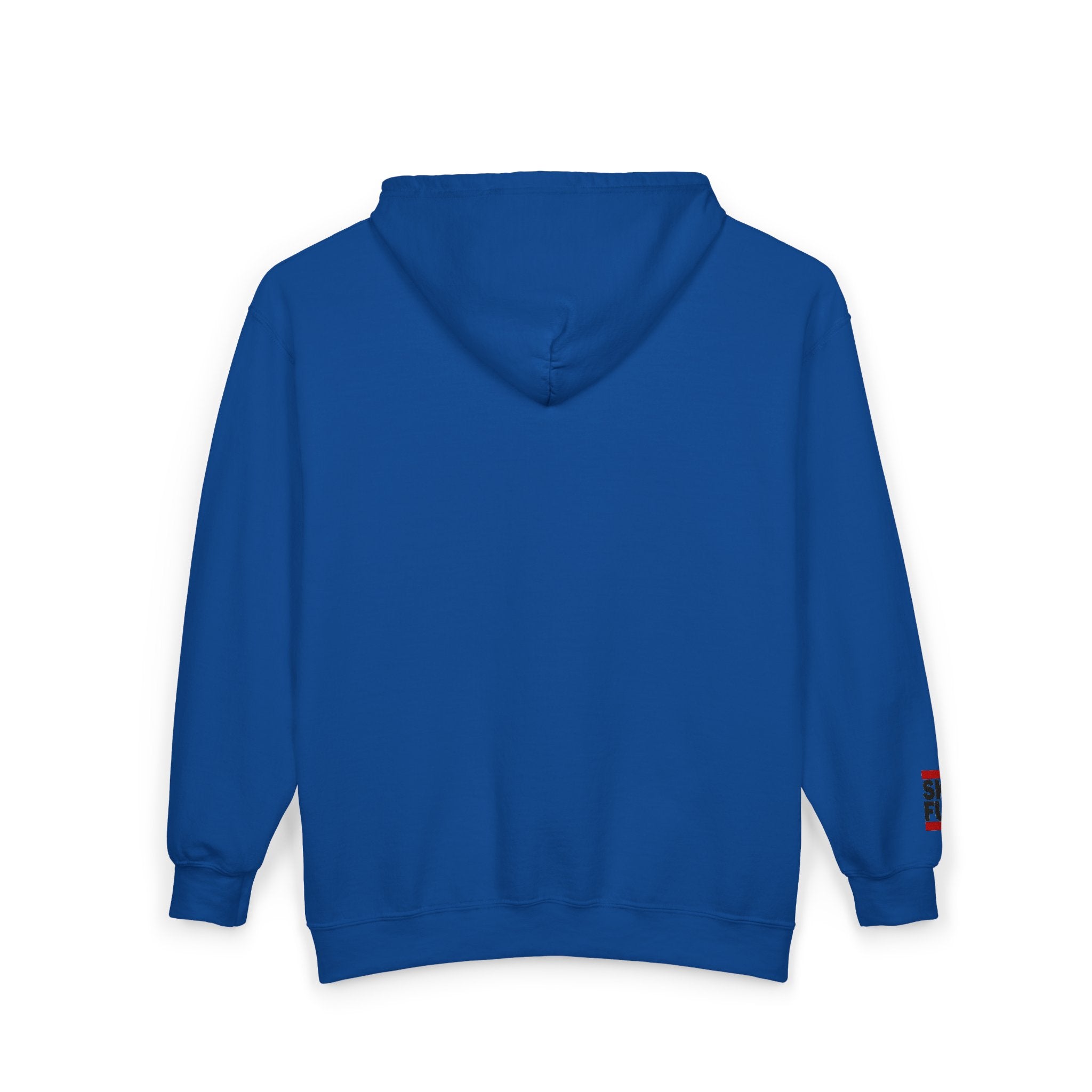 Skate Napkin Zip Hoodie — Minimal Skateboard Graphic Full-Zip Sweatshirt