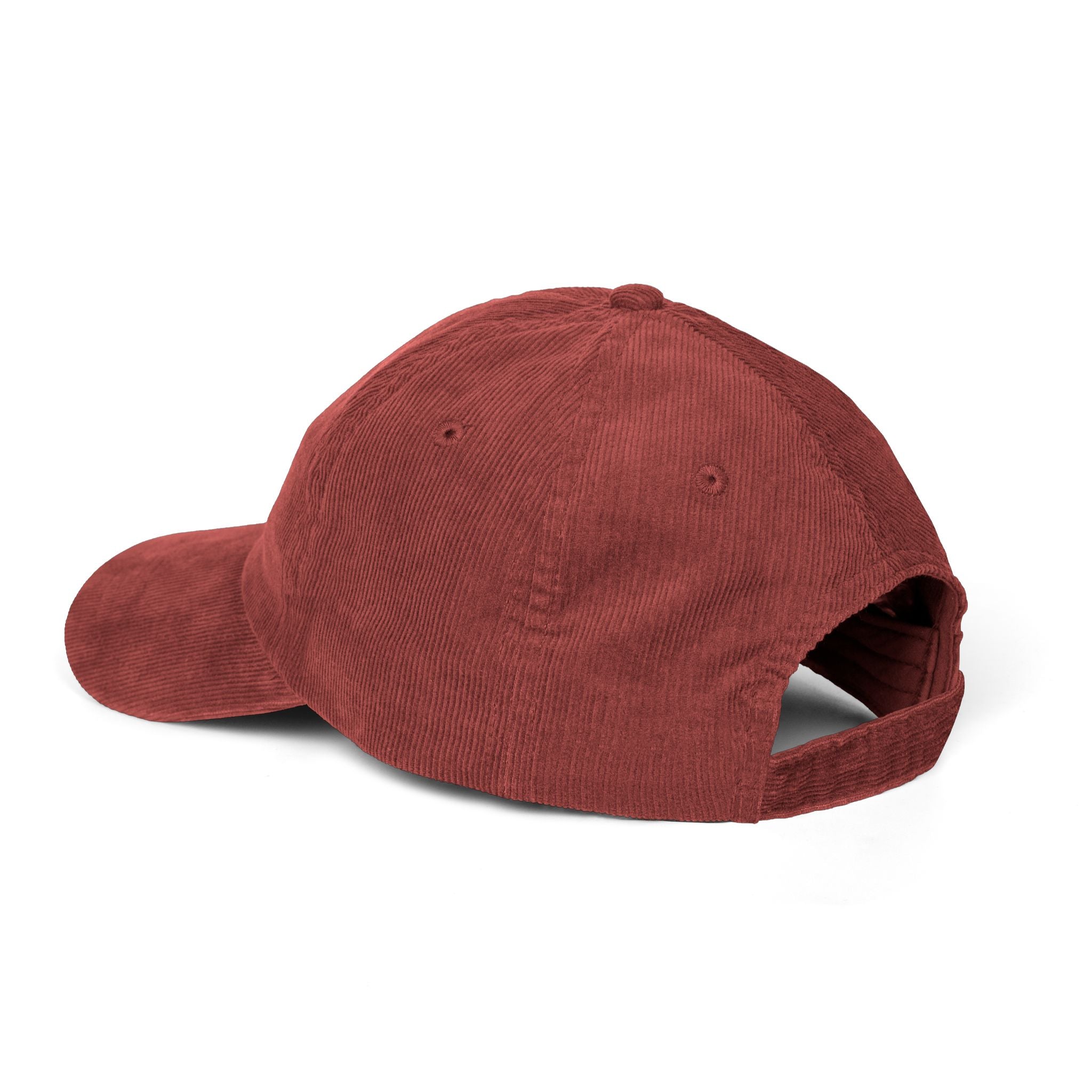 Vintage Corduroy Embroidered Cap — 'SKS FUN' Retro Dad Hat