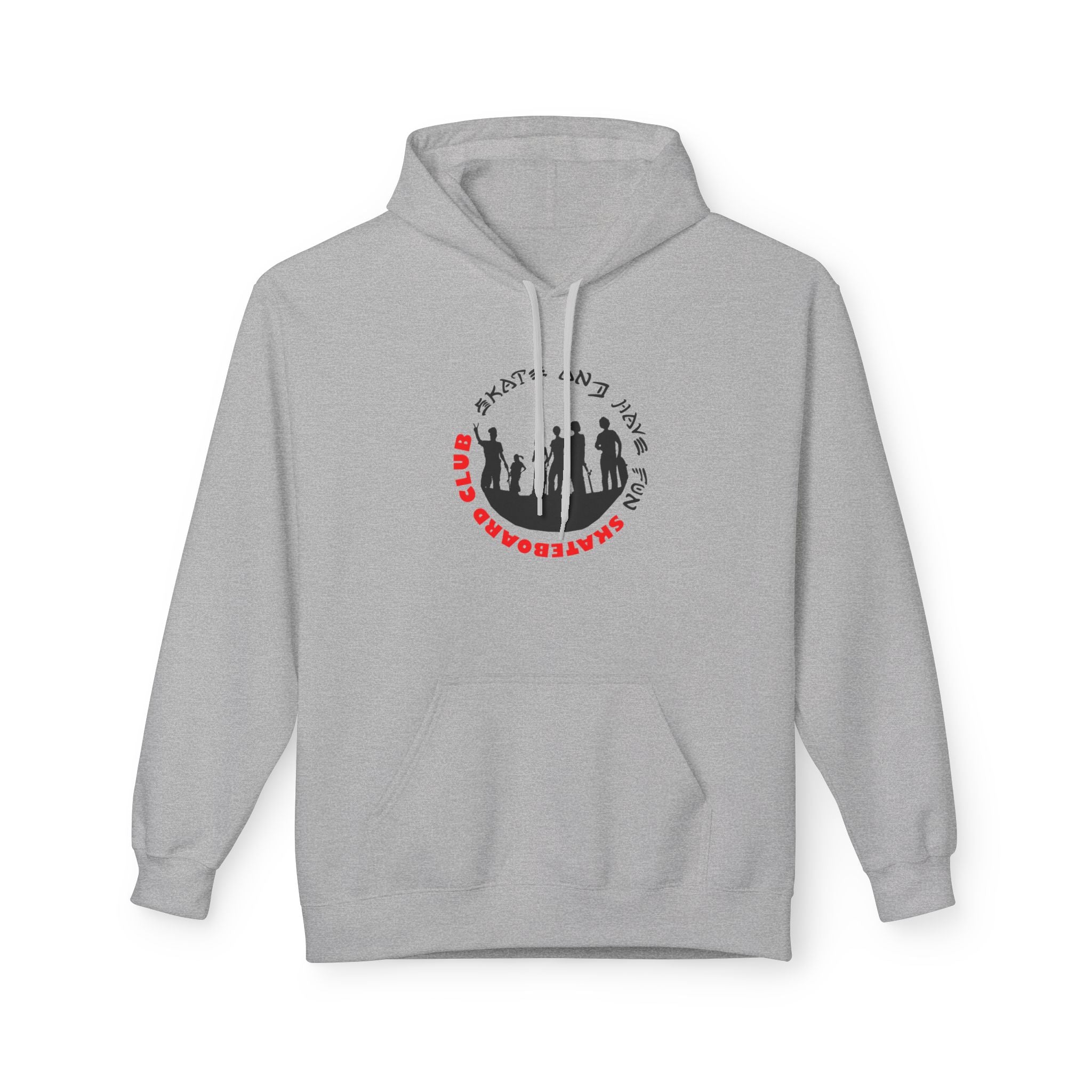 Silhouette Crew Hoodie — "Haversborne Club" Graphic Pullover