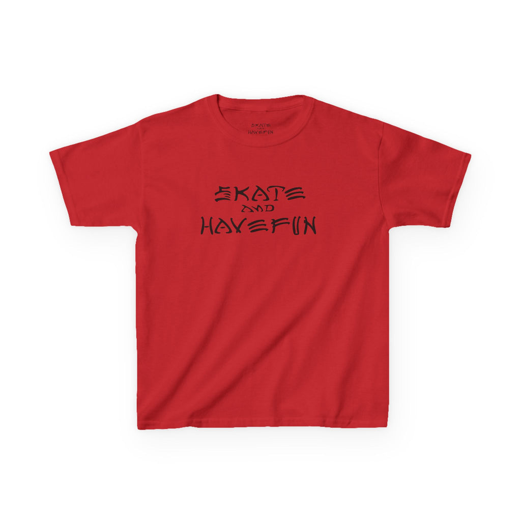 Kids Skate and Have Fun Tee — Youth Skateboard Graphic T‑Shirt