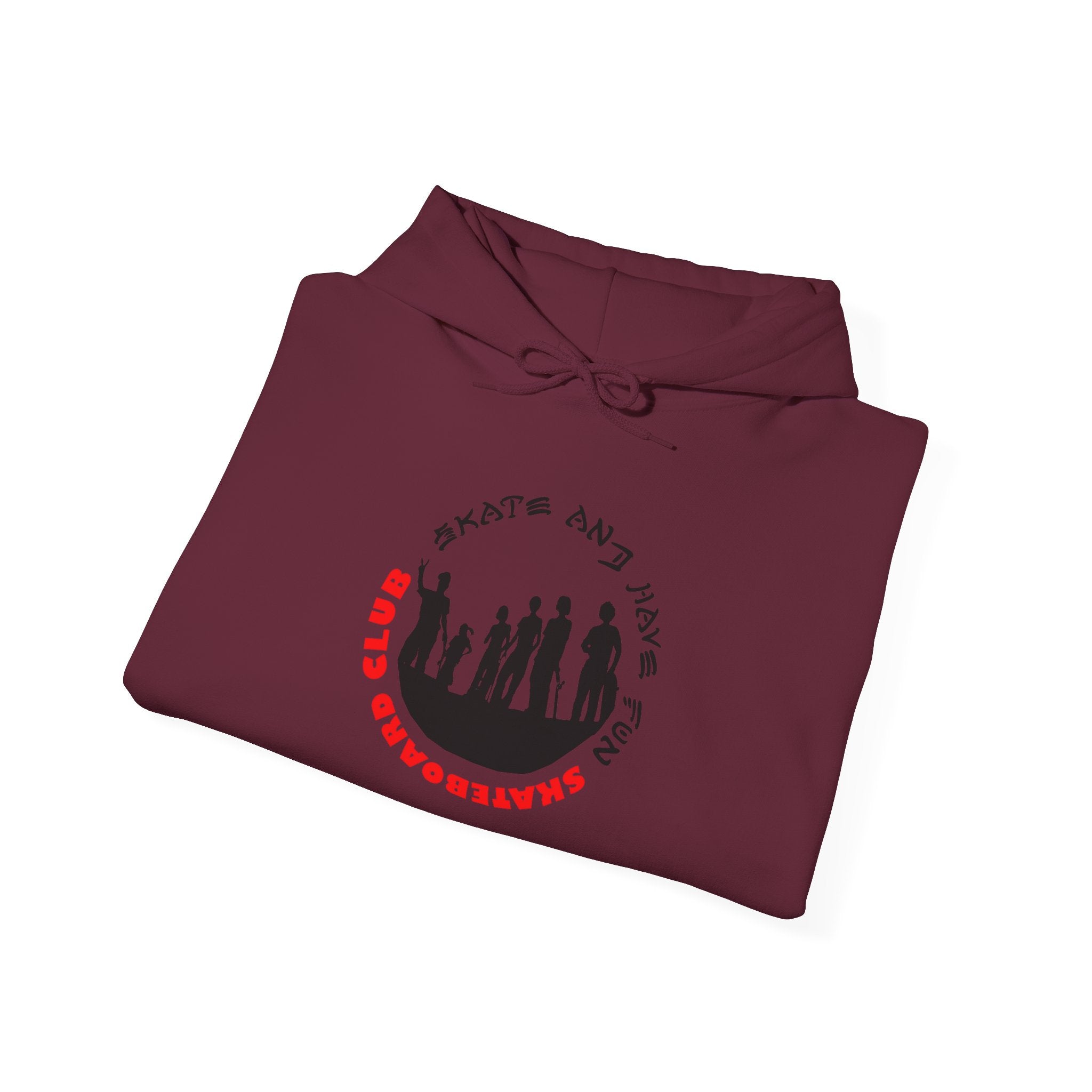 Skate and Talk Club Hoodie — Retro Skate Crew Design