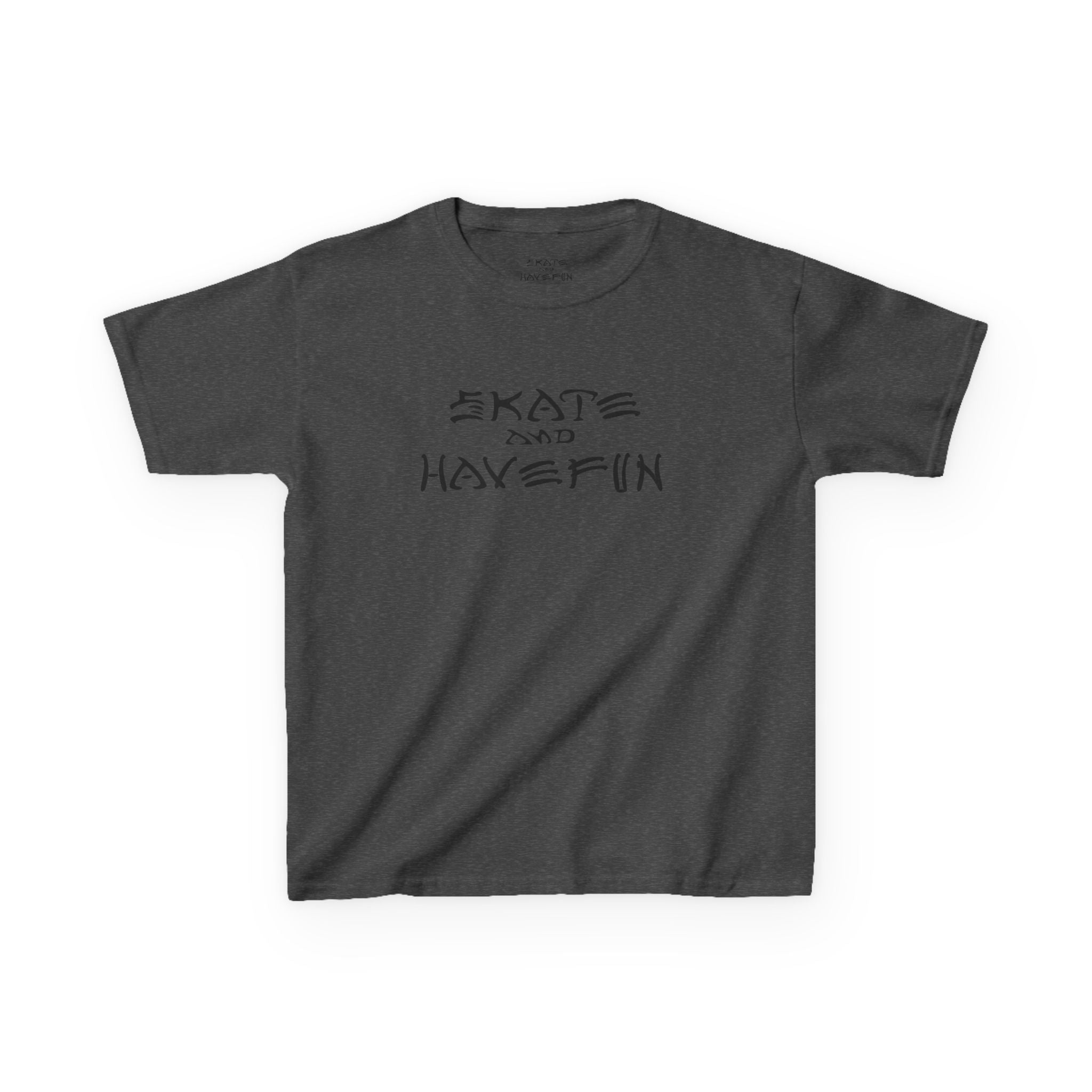 Kids Skate and Have Fun Tee — Youth Skateboard Graphic T‑Shirt