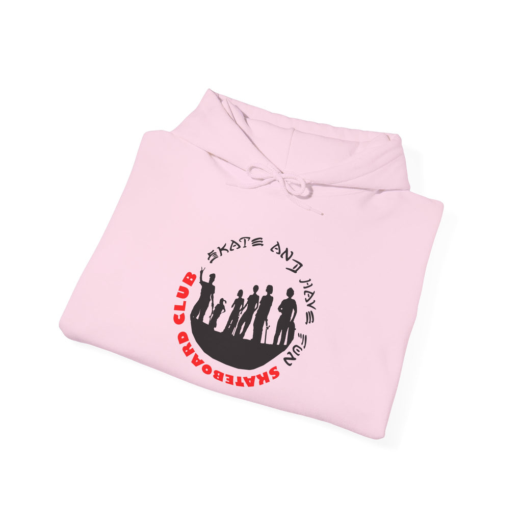 Skate and Talk Club Hoodie — Retro Skate Crew Design