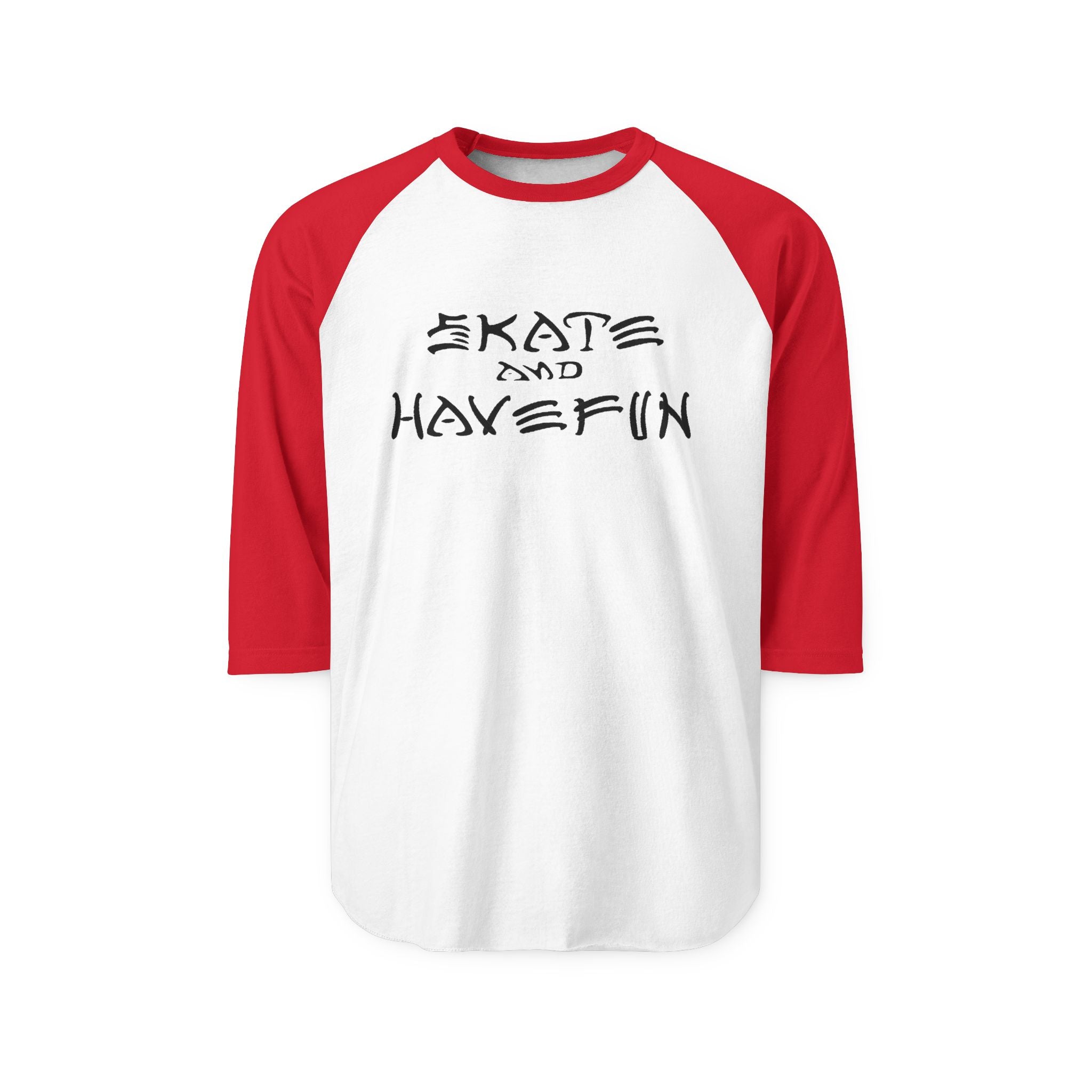 Skate and Have Fun Raglan Shirt