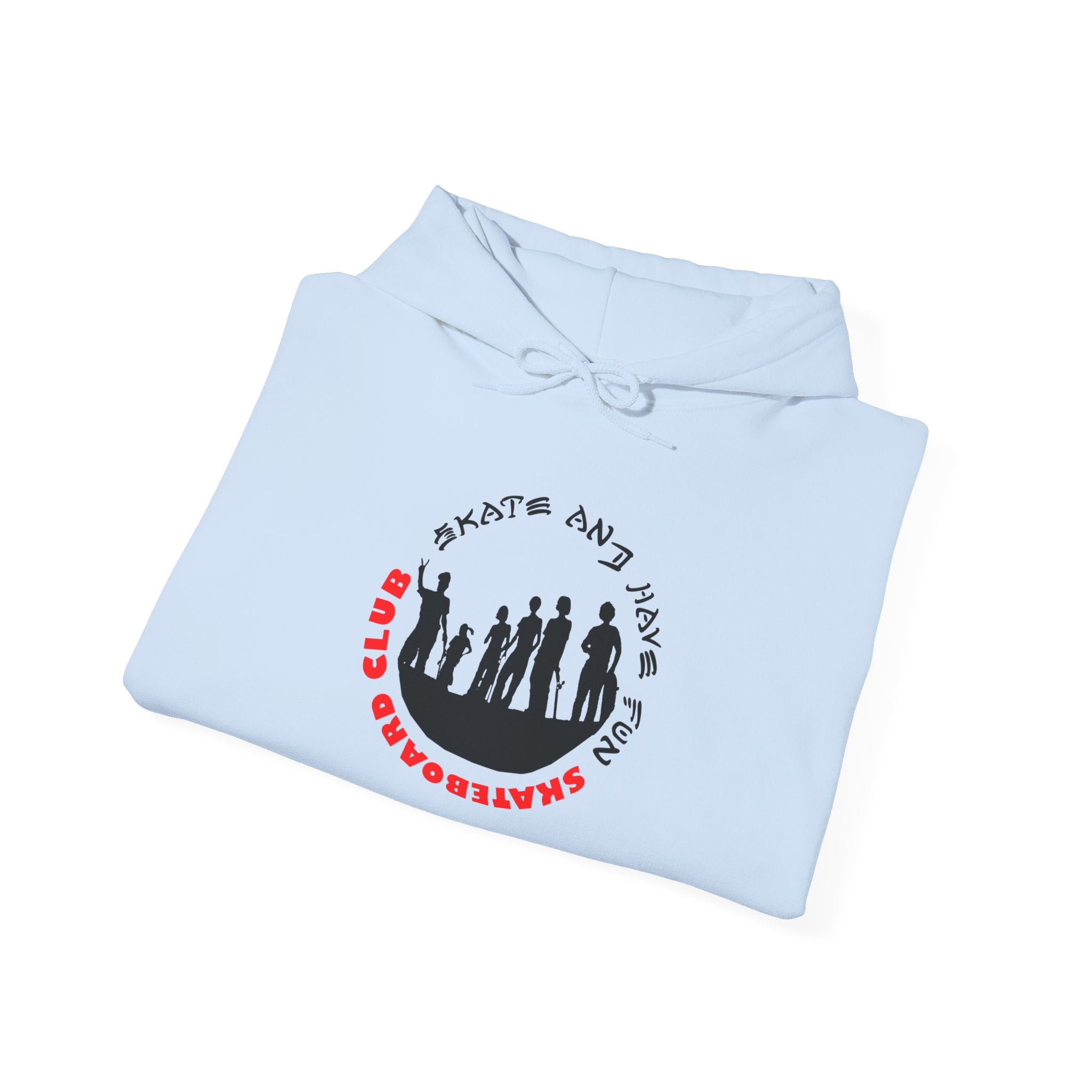 Skate and Talk Club Hoodie — Retro Skate Crew Design