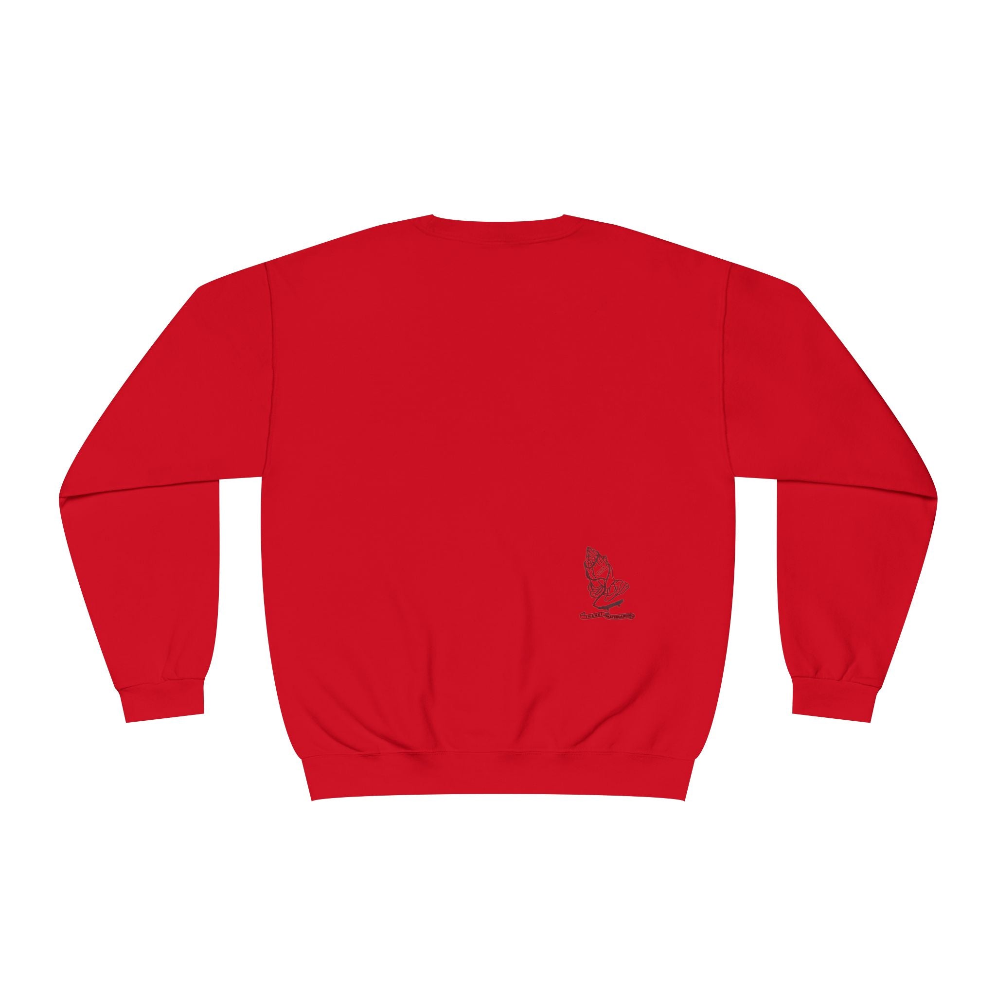 Skateboarding Photo Crewneck Sweatshirt — Urban Skateboarder Graphic