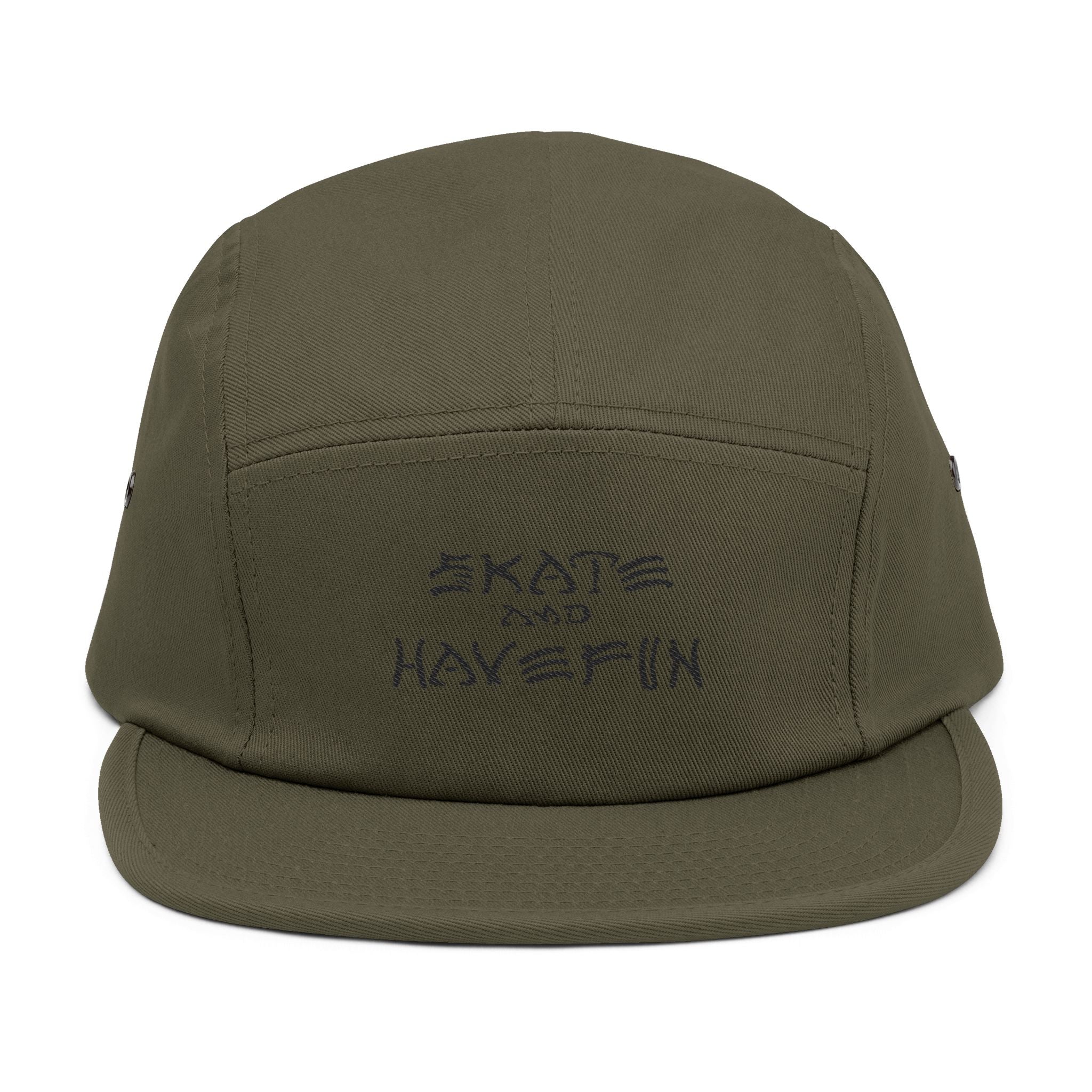 Skate and Have Fun Embroidered 5-Panel Cap