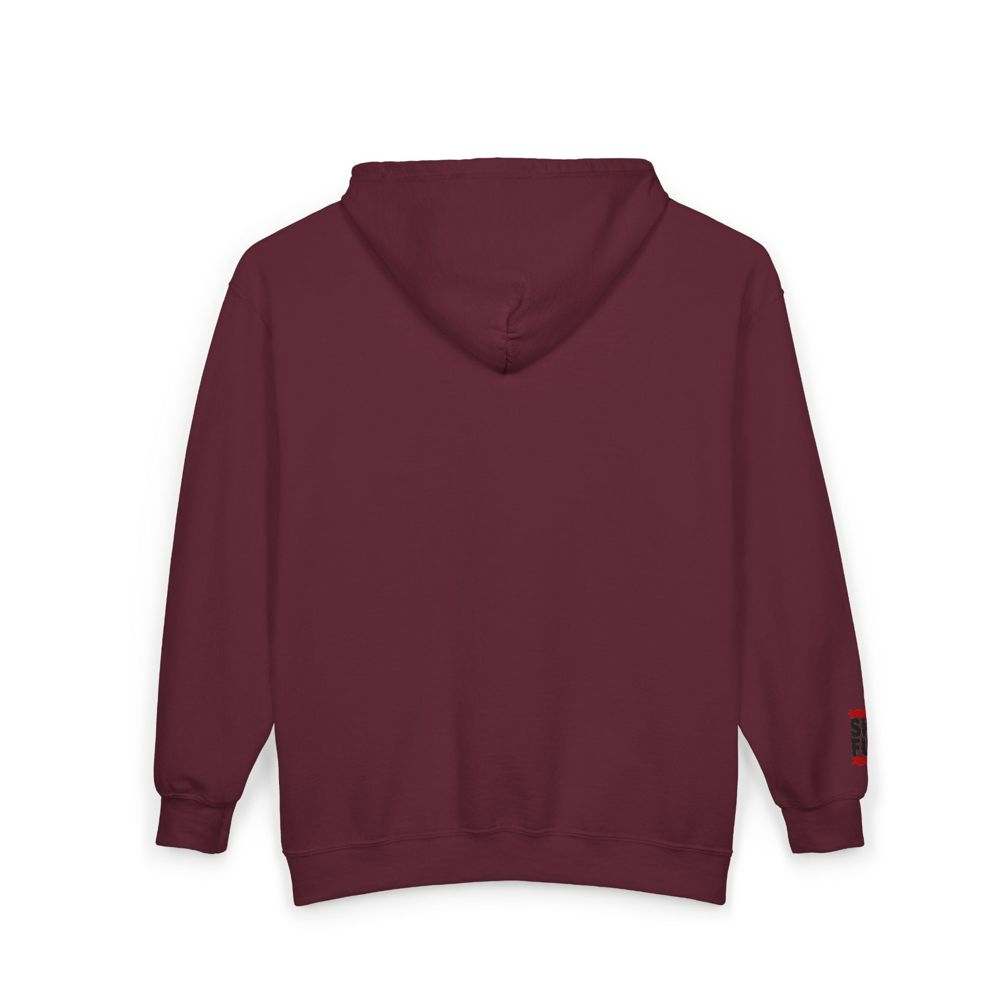 Skate Napkin Zip Hoodie — Minimal Skateboard Graphic Full-Zip Sweatshirt