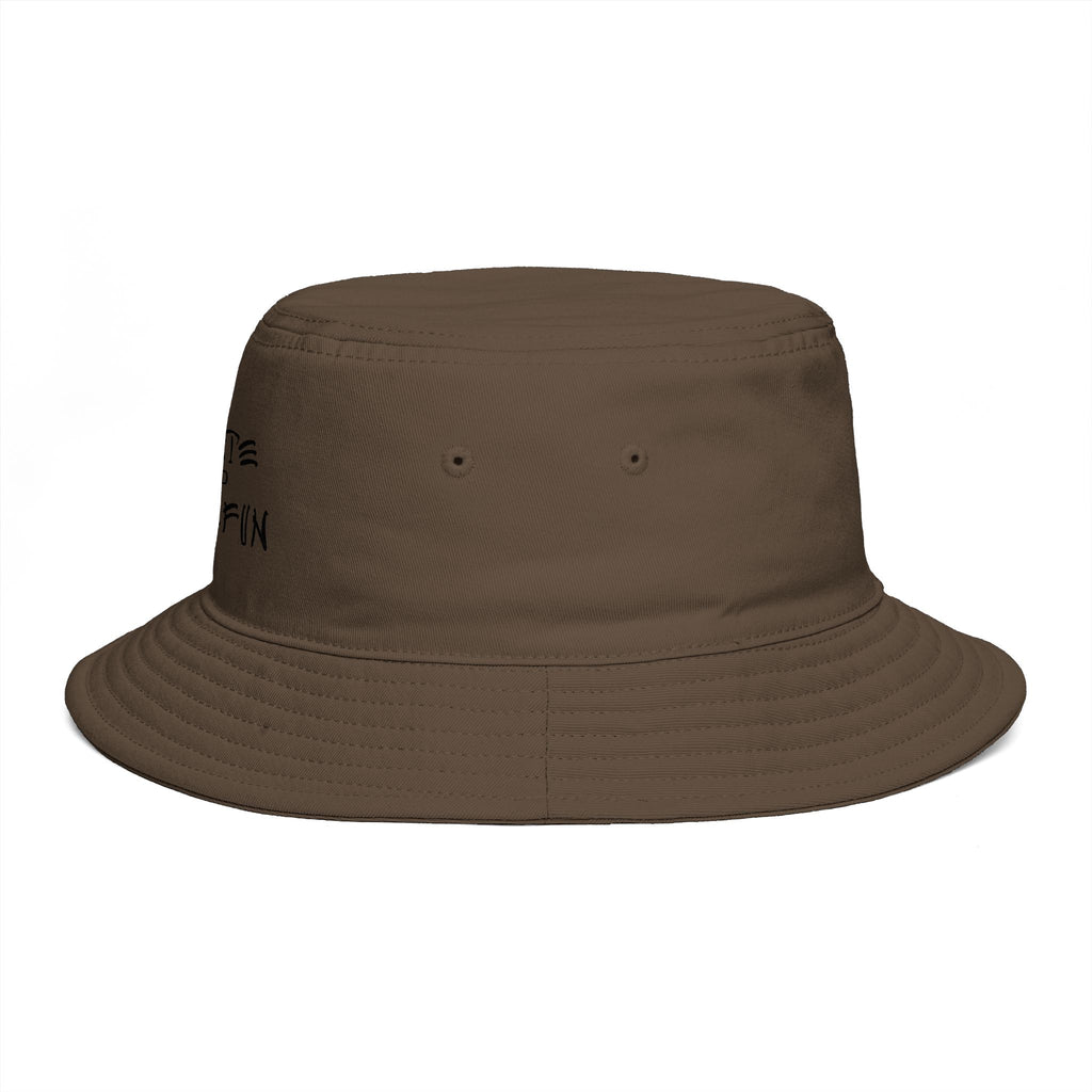 Skate and Have Fun Bucket Hat — Retro Street Skateboarder Cap