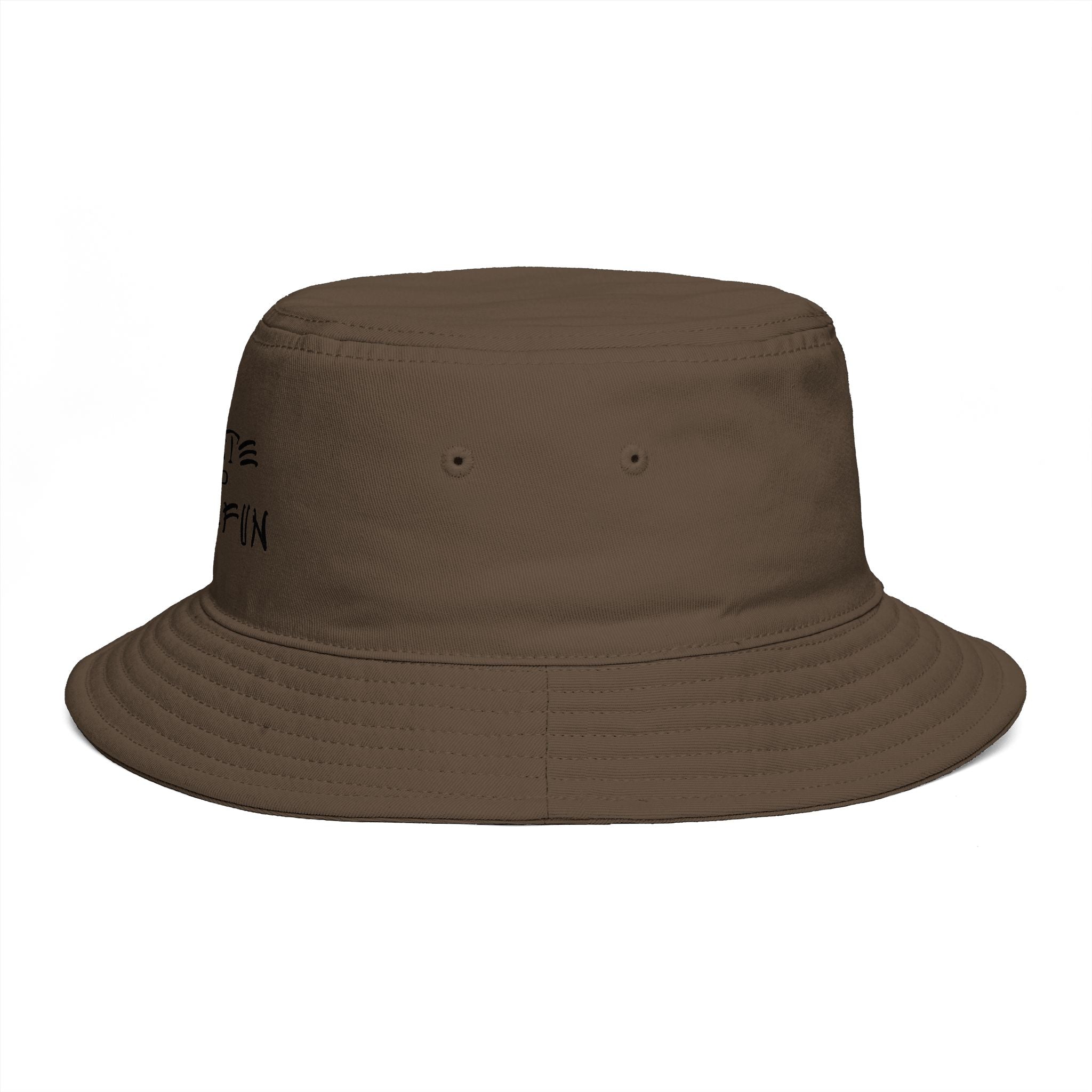 Skate and Have Fun Bucket Hat — Retro Street Skateboarder Cap