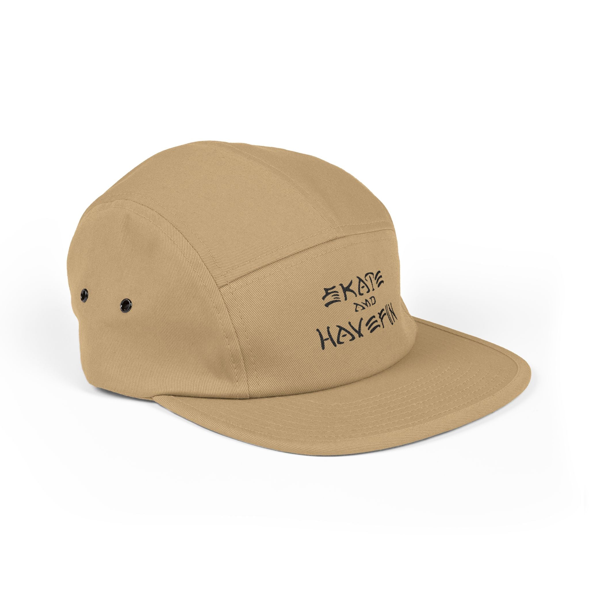 Skate and Have Fun Embroidered 5-Panel Cap