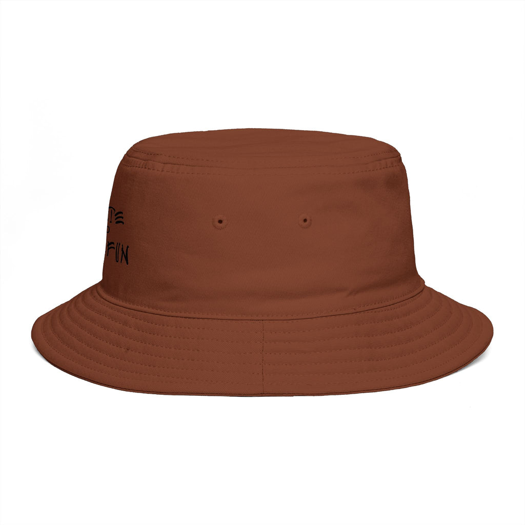Skate and Have Fun Bucket Hat — Retro Street Skateboarder Cap