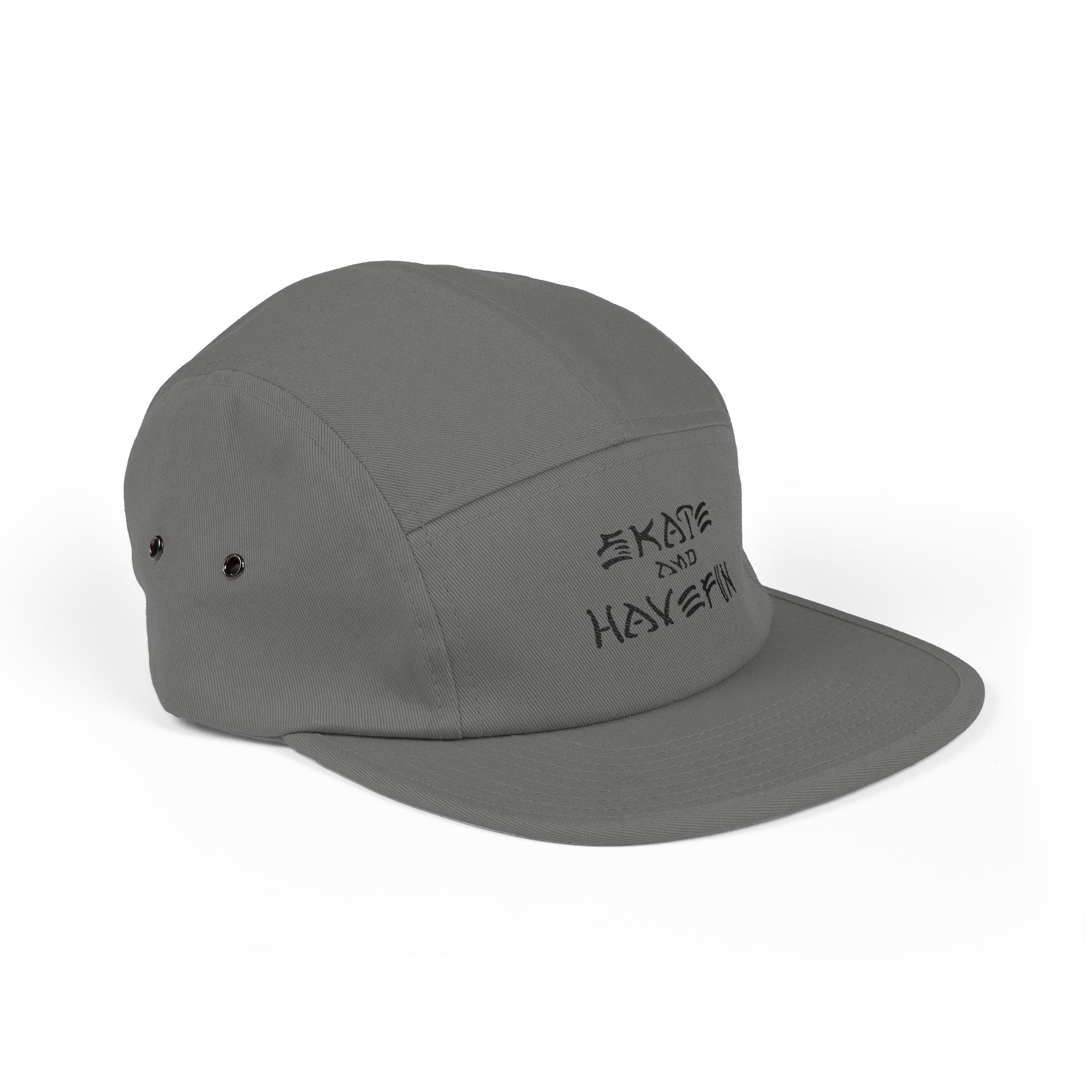 Skate and Have Fun Embroidered 5-Panel Cap